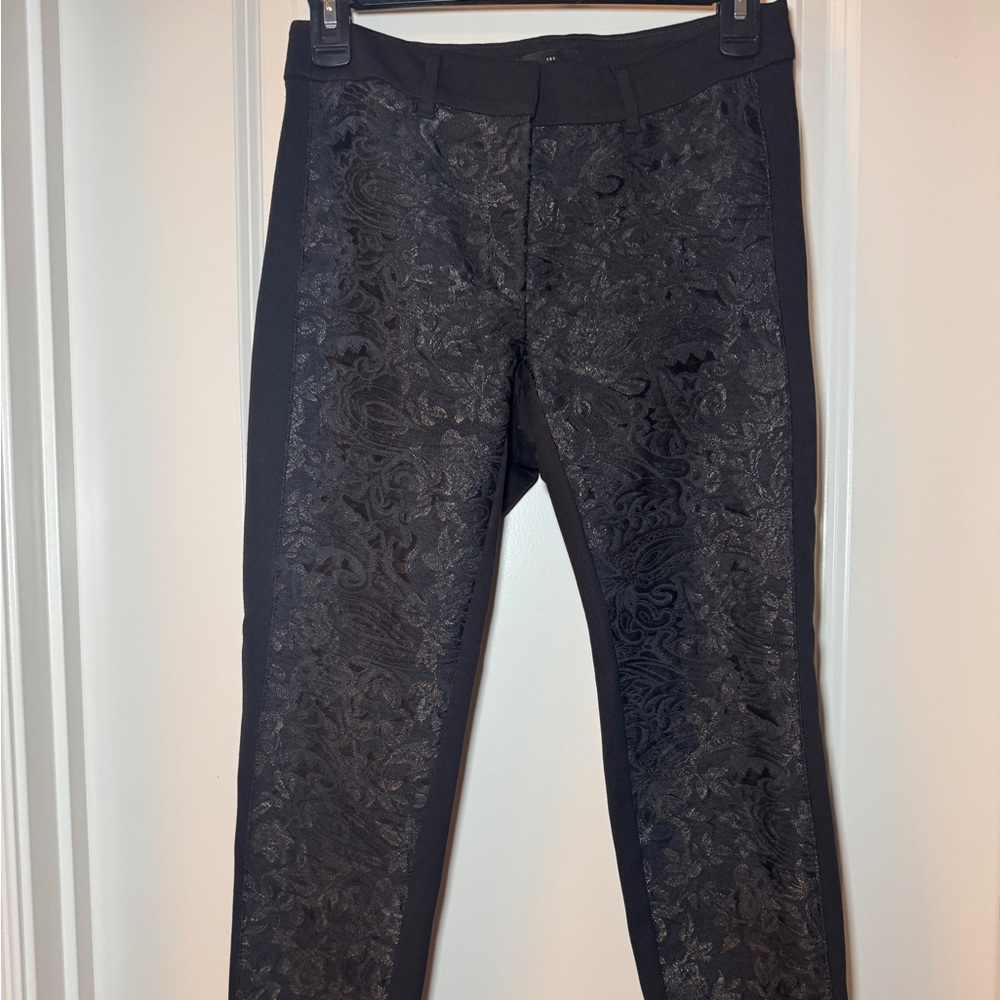 White House Black Market Gold and black pants